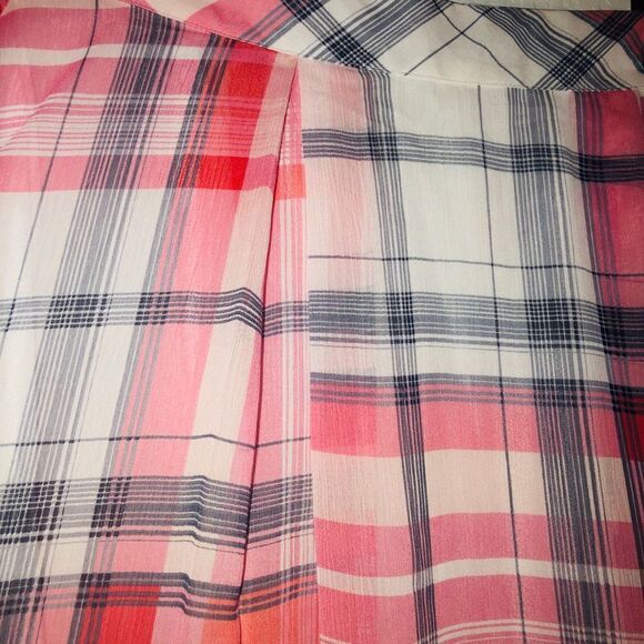 Tommy Hilfiger Plaid Handkerchief doble layer Skirt size 8 - Picture 5 of 9